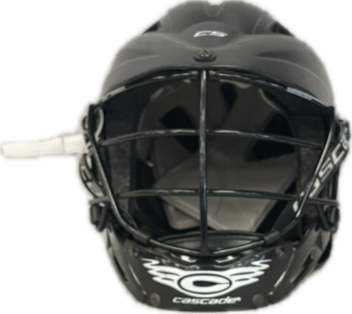 Vist Large View of Product Image Which is Used Cascade CS Lacrosse Helmet Black One Size