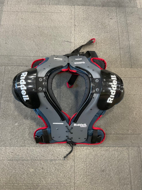 Vist Large View of Product Image Which is Used Riddell PURSUIT FB Shoulder Pads Grey 3X