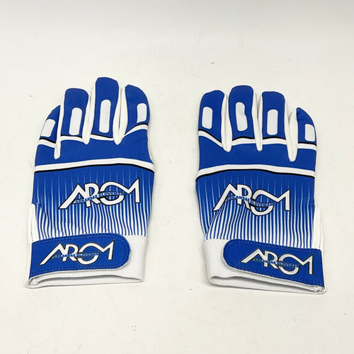 Vist Large View of Product Image Which is Used ARKANSAS GLOVE MAN BB/SB Batting Gloves Royal Blue XL