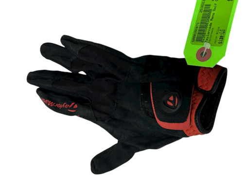 Vist Large View of Product Image Which is Used Taylormade Mens Golf Glove Black LG RH