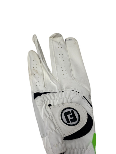 Vist Large View of Product Image Which is Used Foot Joy Mens Golf Glove White LG LH
