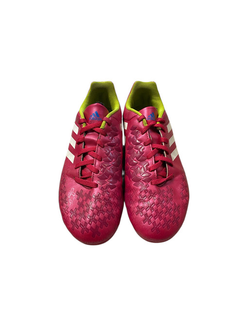 Vist Large View of Product Image Which is Used Adidas Soccer Cleats Pink Junior 06