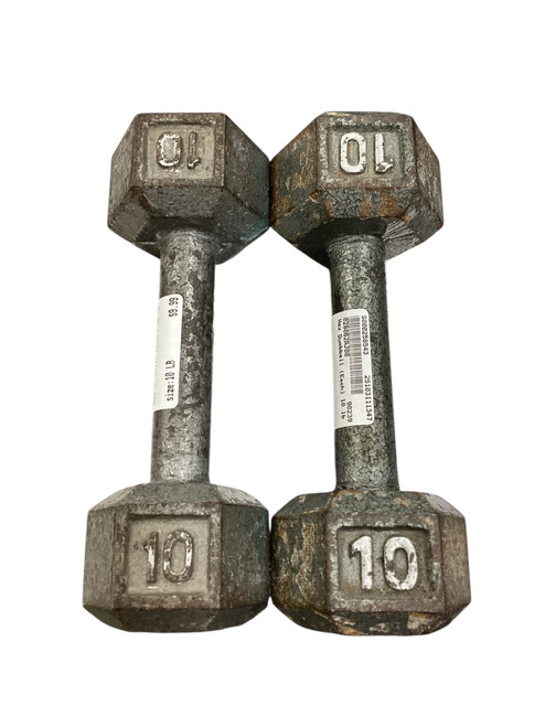 Vist Large View of Product Image Which is Used Hex Dumbbell (Each) 10 lb