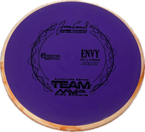 Vist Large View of Product Image Which is Used MVP JAMES CONRAD ENVY Disc Golf Mid Range Purple