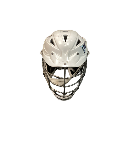 Vist Large View of Product Image Which is Used Cascade CPVR Lacrosse Helmet White S/M