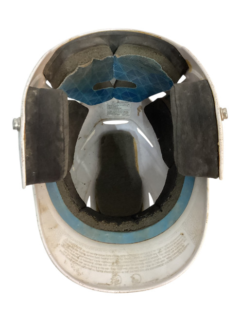 Vist Large View of Product Image Which is Used Easton ELITE X Batting Helmet No Mask White MD