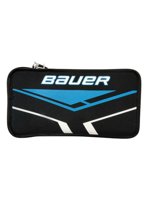 Vist Large View of Product Image Which is Used Bauer Inter Goalie Blocker Black