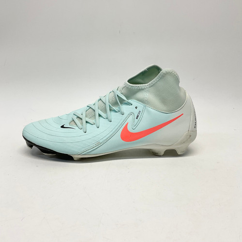 Vist Large View of Product Image Which is Used Nike PHANTOM LUNA 2 Soccer Cleats Turquoise And Orange Senior 9