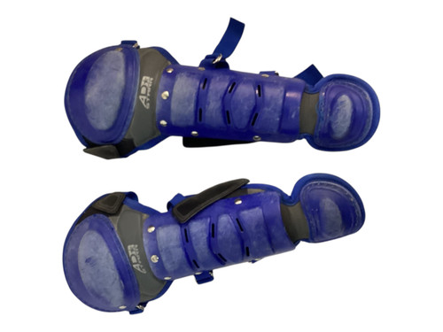 Vist Large View of Product Image Which is Used AD STARR Catchers Leg Guards Royal Blue Junior