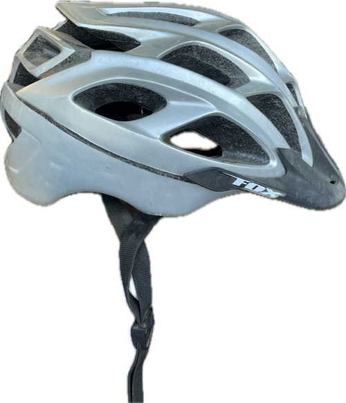 Vist Large View of Product Image Which is Used FOX GREY Bike Helmet Grey LG