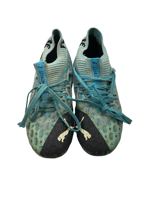 Vist Large View of Product Image Which is Used Puma SROKA 2C Soccer Cleats Royal Blue Junior 02