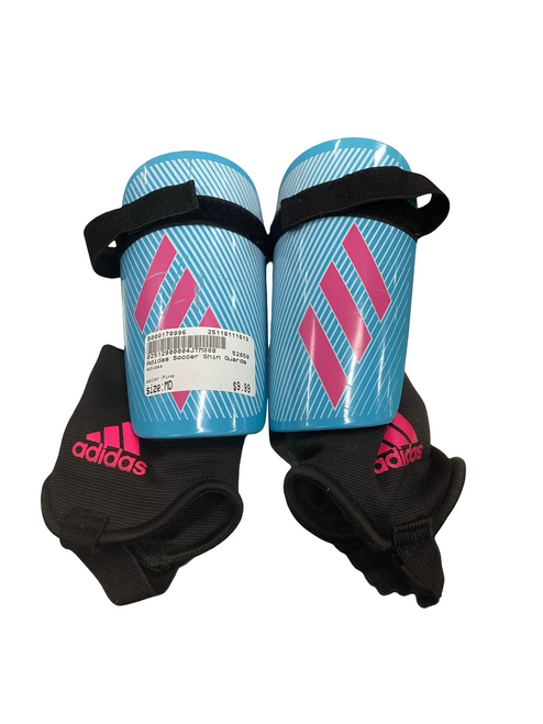 Vist Large View of Product Image Which is Used Adidas Soccer Shin Guards Junior Royal Blue SM