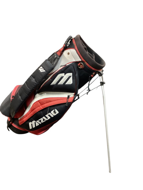 Vist Large View of Product Image Which is Used Mizuno STAND BAG Mens Stand Bag Cardinal And Black