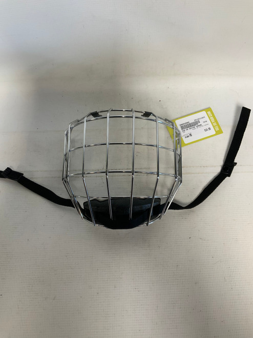 Vist Large View of Product Image Which is Used CCM SM VECTOR CHROME Hockey Wire Mask Grey MD