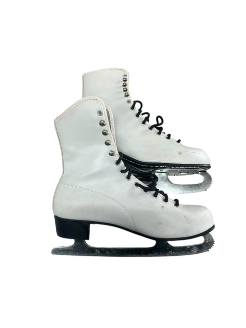 Vist Large View of Product Image Which is Used WHITE FIGURE SKATE 8 Mens Figure Skate Black Senior 8