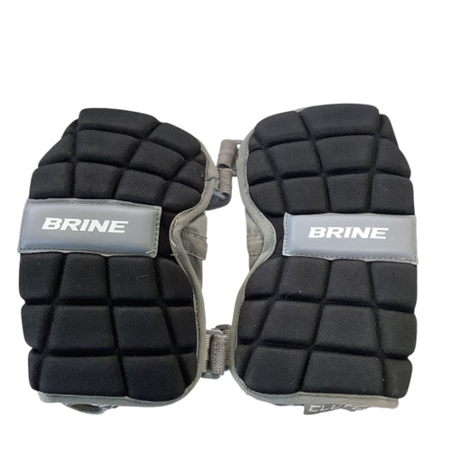 Vist Large View of Product Image Which is Used Brine ARM PADS Lacrosse Arm Pads/Guards Black S/M