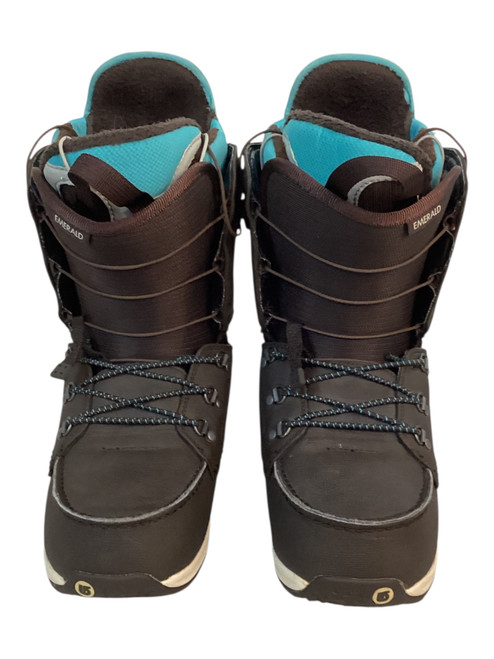 Vist Large View of Product Image Which is Used Burton EMERALD Womens Snowboard Boots Brown Senior 7