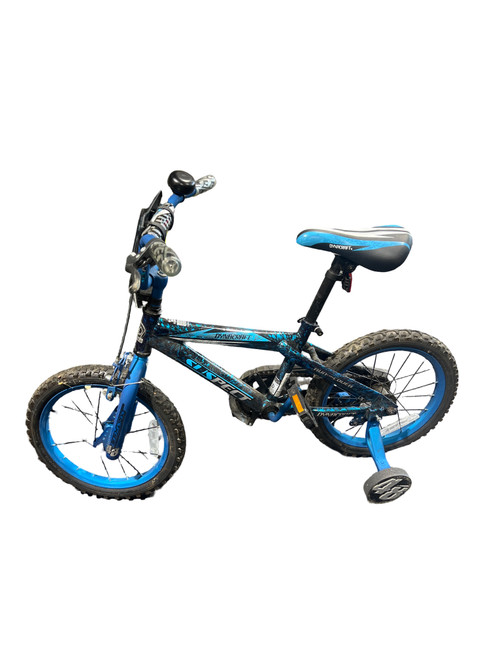 Vist Large View of Product Image Which is Used Dynacraft SUSPECT Comfort Bike Boys Black 16"
