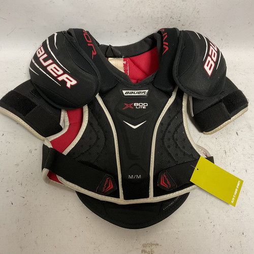 Vist Large View of Product Image Which is Used Bauer VAPOR X800 LITE Junior Shoulder Pads MD