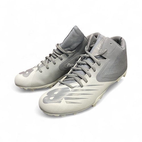 Vist Large View of Product Image Which is Used New Balance LAX Cleats Mens Grey Senior 9
