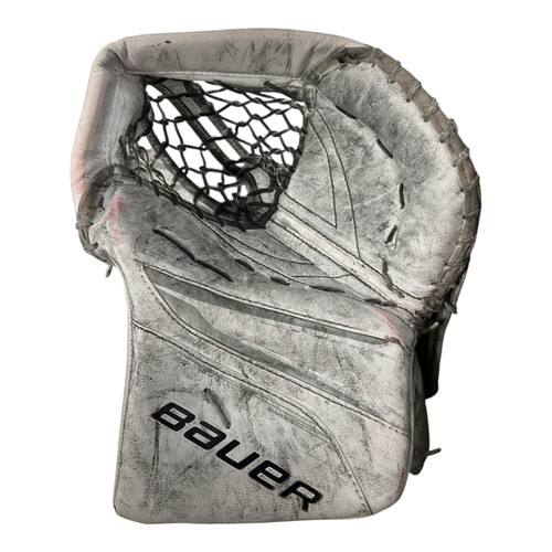 Vist Large View of Product Image Which is Used Bauer X5PRO Senior Goalie Catcher White
