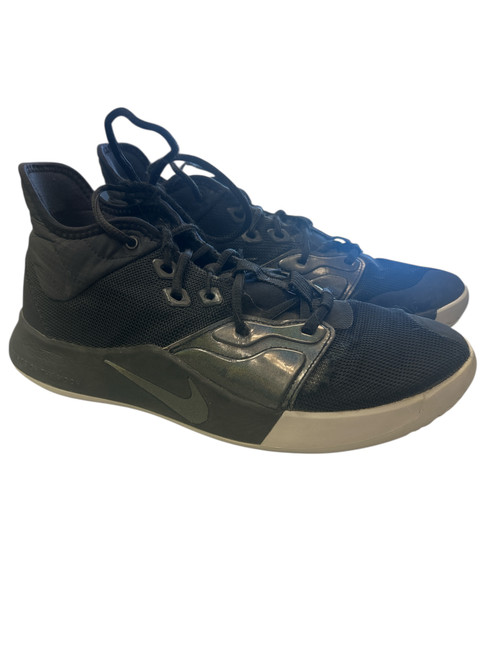 Vist Large View of Product Image Which is Used Nike P GEORGE Basketball Shoes M Black Senior 9