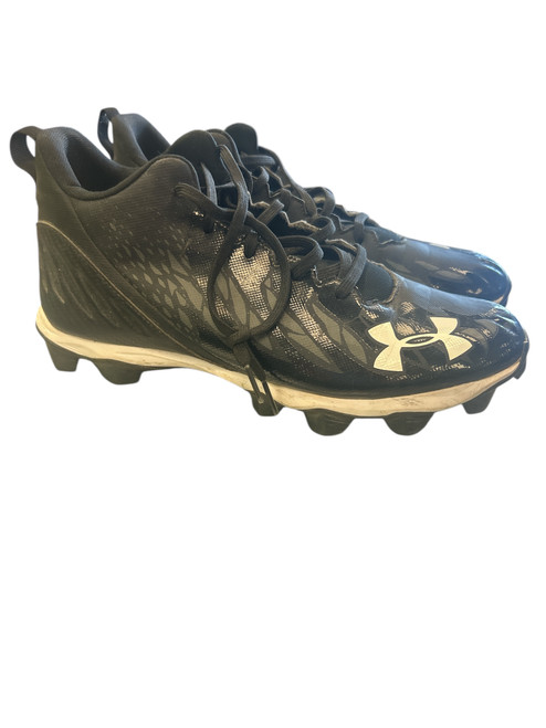 Vist Large View of Product Image Which is Used Under Armour 3022774-001 Adult FB Cleats Black Senior 9