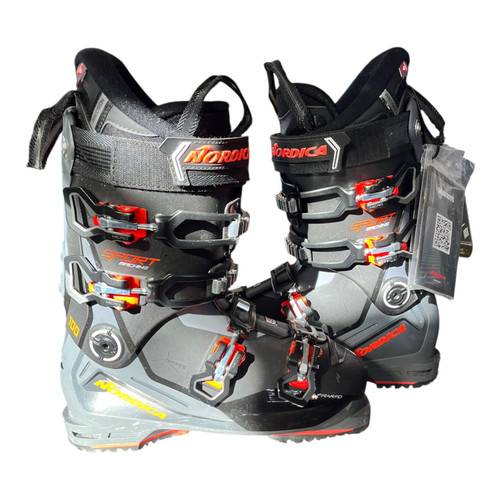 Vist Large View of Product Image Which is Used Nordica SPEED MACHINE 100 Mens DH Ski Boot Black 265 MP - M08.5 - W09.5