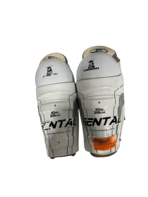 Vist Large View of Product Image Which is Used USA Hockey SHINGUARDS Junior Shin Guards White 10"