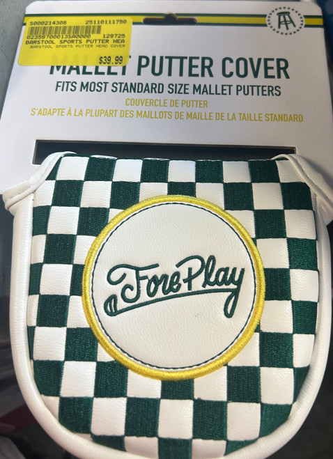 Vist Large View of Product Image Which is BARSTOOL SPORTS MALLET PUTTER HEAD COVER