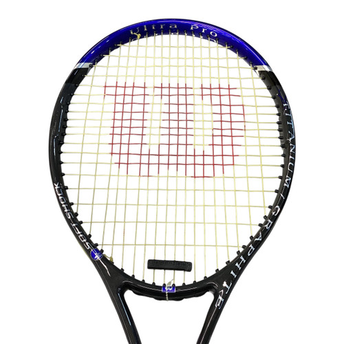 Vist Large View of Product Image Which is Used Prince ULTRA PRO Adult Tennis Racquet Black 4 3/8"