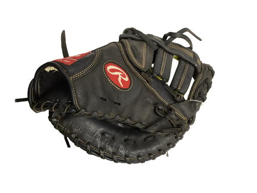 Vist Large View of Product Image Which is Used Rawlings RENEGADE SERIES BB/SB First Base RH Throw Black 11 1/2"