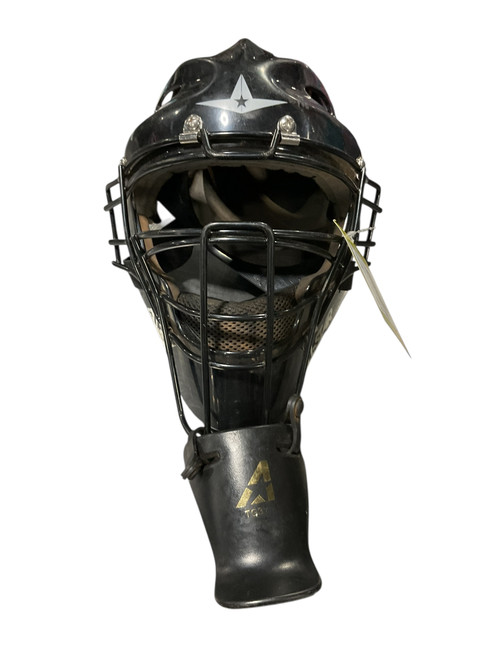 Vist Large View of Product Image Which is Used All Star BLK CATCHERS HELMET Catchers Helmet w/Mask Black One Size