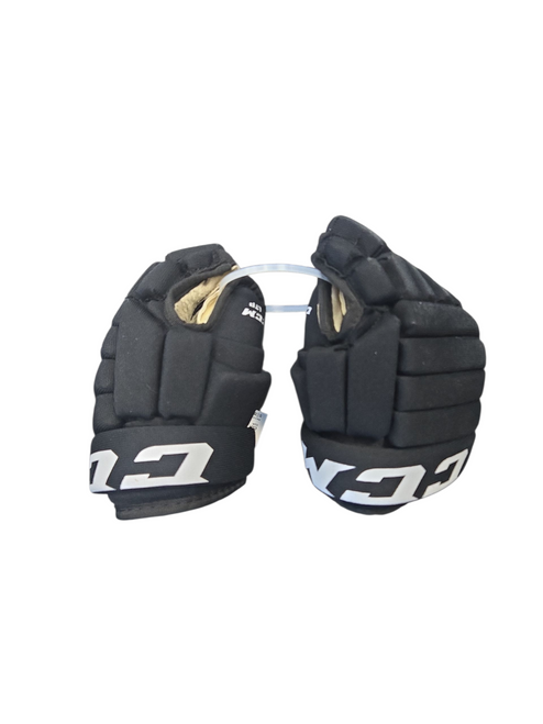 Vist Large View of Product Image Which is Used CCM LTP GLOVES Youth Gloves Black 8"