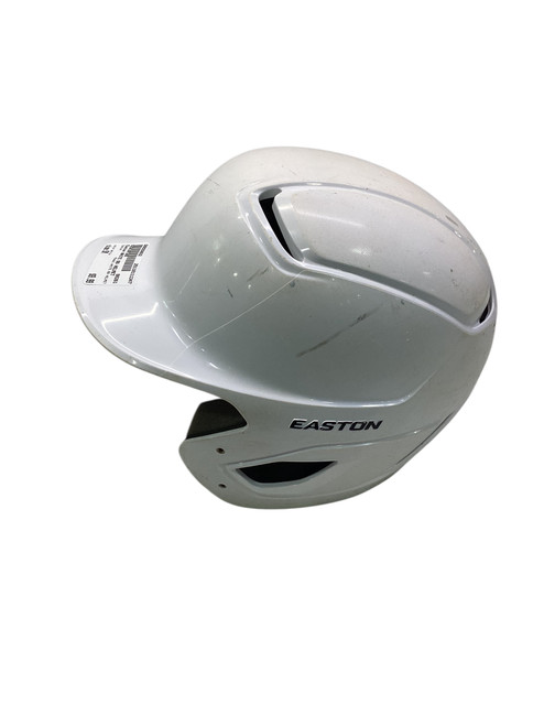 Vist Large View of Product Image Which is Used Easton WHITE BB HELMET Batting Helmet No Mask White SM