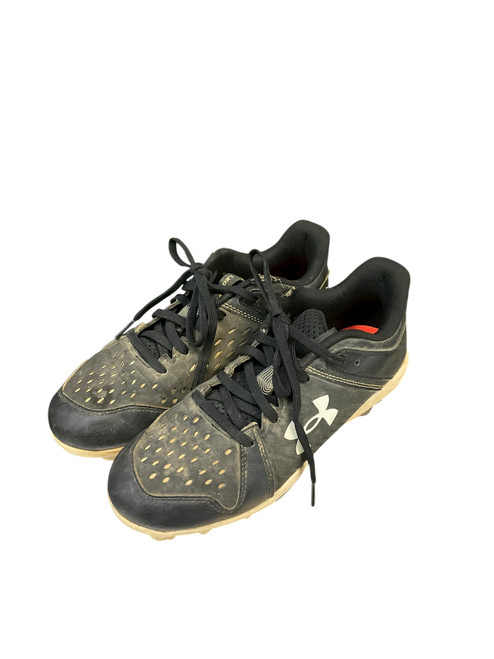 Vist Large View of Product Image Which is Used Under Armour VCVN BB/SB Cleats Black Senior 5