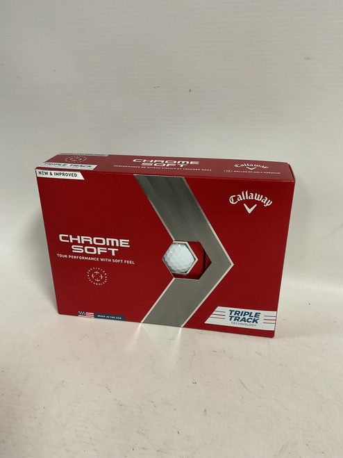Vist Large View of Product Image Which is Used Callaway CHROME SOFT TRIPLE TRACK 12 Pack - Golf Balls