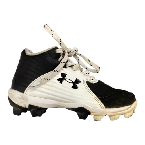 Vist Large View of Product Image Which is Used Under Armour LEADOFF BB/SB Cleats Black Youth 11.0