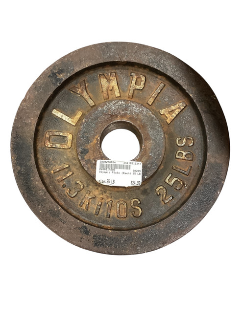 Vist Large View of Product Image Which is Used Olympic Plate (Each) 25 lb