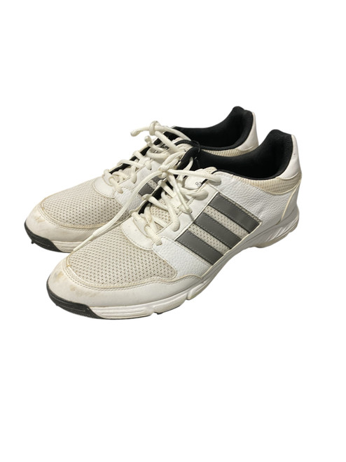 Vist Large View of Product Image Which is Used Adidas Mens Golf Shoes White Senior 11.5