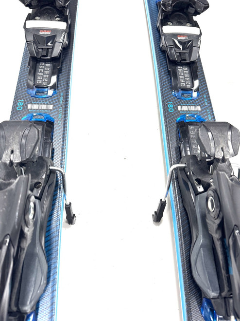 Vist Large View of Product Image Which is Used Rossignol EXP 88 Mens DH Ski/Binding Royal Blue 180 cm