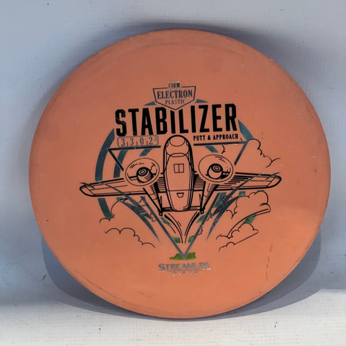Vist Large View of Product Image Which is Used Streamline STABILIZER Disc Golf Putter Orange