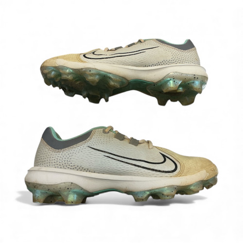 Vist Large View of Product Image Which is Used Nike HYPERDIAMOND 4 BB/SB Cleats Grey Senior 8.5