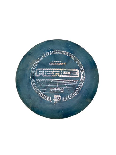 Vist Large View of Product Image Which is Used Discraft FIERCE Disc Golf Putter Royal Blue