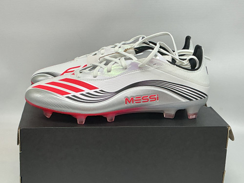 Vist Large View of Product Image Which is New Adidas Messi F50 White And Red Senior 9.5
