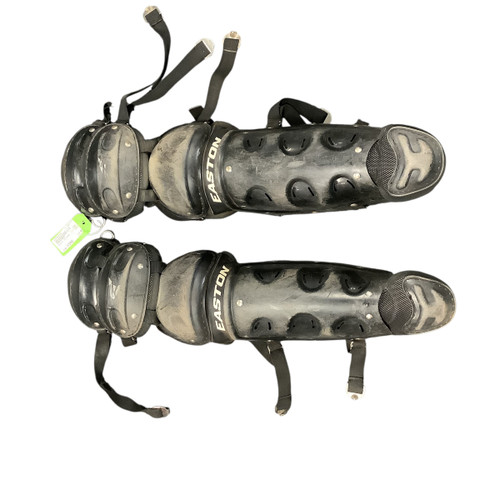 Vist Large View of Product Image Which is Used Easton CATCHERS SHINGAURD Catchers Leg Guards Black Intermed