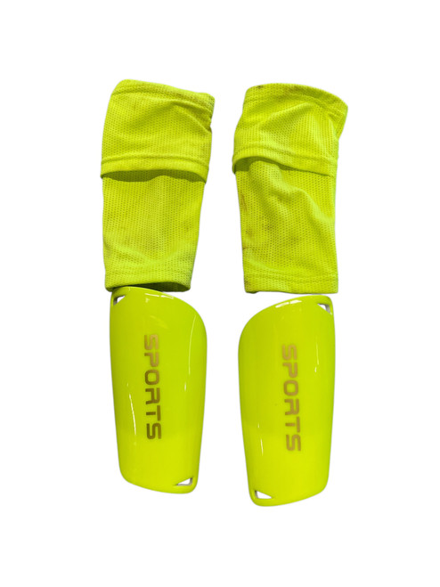 Vist Large View of Product Image Which is Used Soccer Shin Guards Youth Yellow S/M
