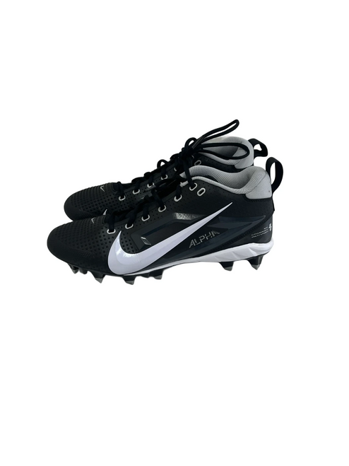 Vist Large View of Product Image Which is Used Nike Alpha Menace 4 Mens 9 Black Football Cleats