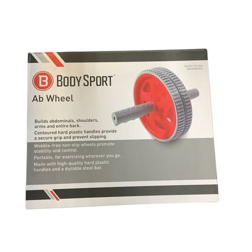 Vist Large View of Product Image Which is Used BodySport Exercise Ab Wheel Black