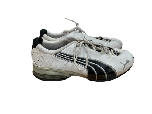Vist Large View of Product Image Which is Used Puma Mens Golf Shoes White Senior 11